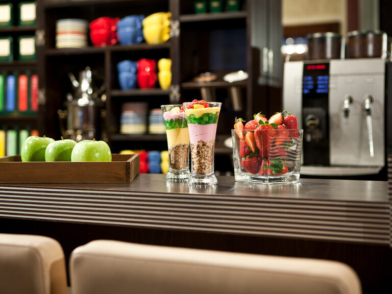 Breakfast Lounge, reichhaltiges Frühstück im Hotel der Heidehof